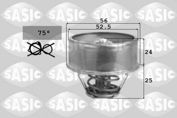 Sasic 3371261 - Termostaatti, jäähdytysneste inparts.fi