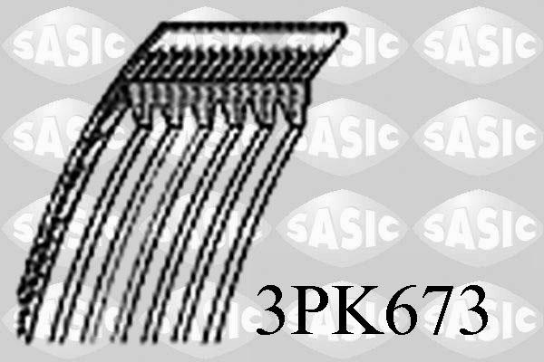 Sasic 3PK673 - Moniurahihna inparts.fi