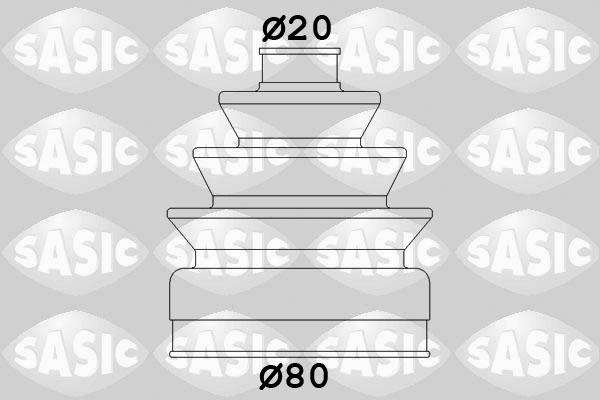 Sasic 2933833 - Paljekumi, vetoakseli inparts.fi