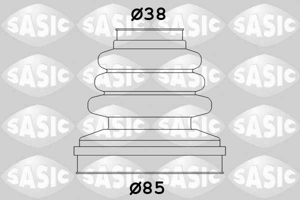 Sasic 2873803 - Paljekumi, vetoakseli inparts.fi