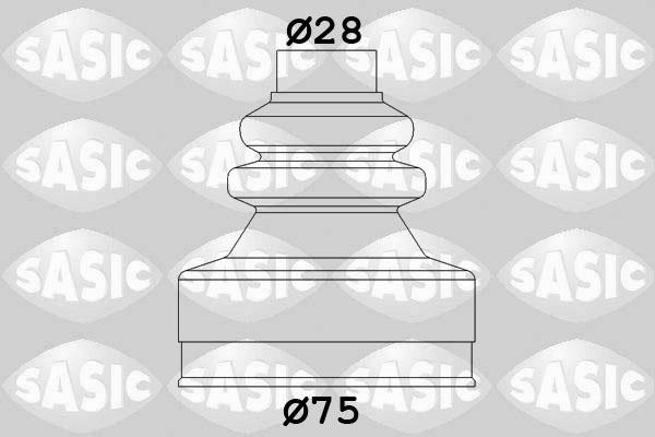 Sasic 2873773 - Paljekumi, vetoakseli inparts.fi