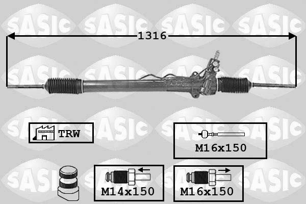 Sasic 7006090 - Ohjausvaihde inparts.fi