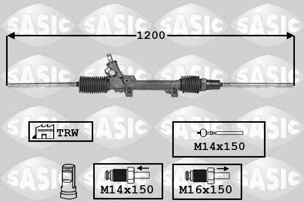 Sasic 7006091 - Ohjausvaihde inparts.fi