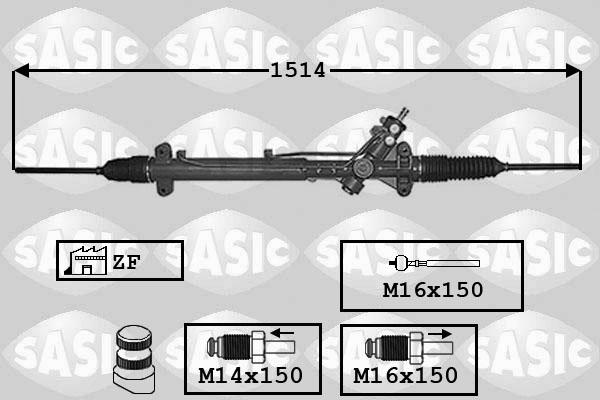 Sasic 7006048 - Ohjausvaihde inparts.fi