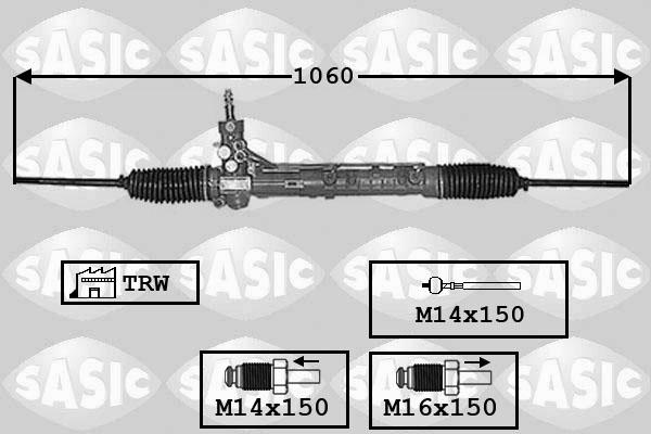 Sasic 7006053 - Ohjausvaihde inparts.fi