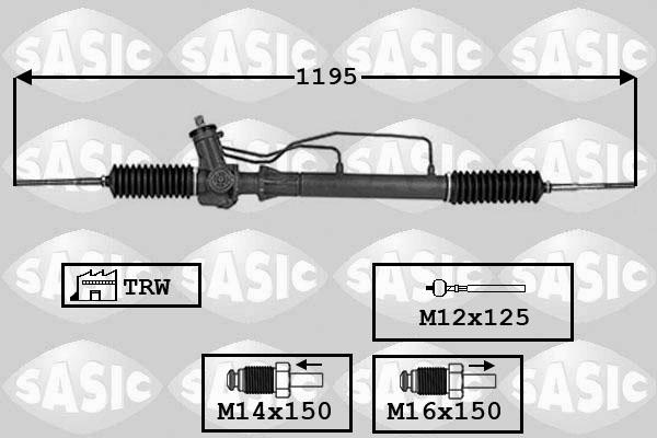 Sasic 7006052 - Ohjausvaihde inparts.fi