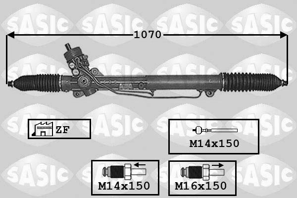 Sasic 7006004 - Ohjausvaihde inparts.fi