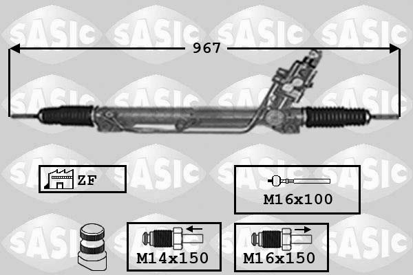 Sasic 7006015 - Ohjausvaihde inparts.fi