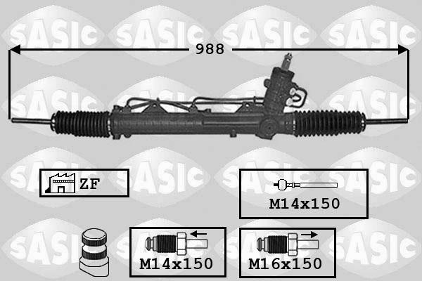 Sasic 7006013 - Ohjausvaihde inparts.fi