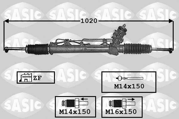 Sasic 7006012 - Ohjausvaihde inparts.fi