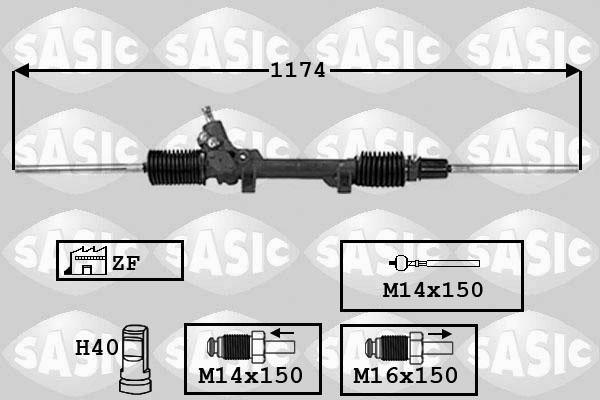 Sasic 7006021 - Ohjausvaihde inparts.fi