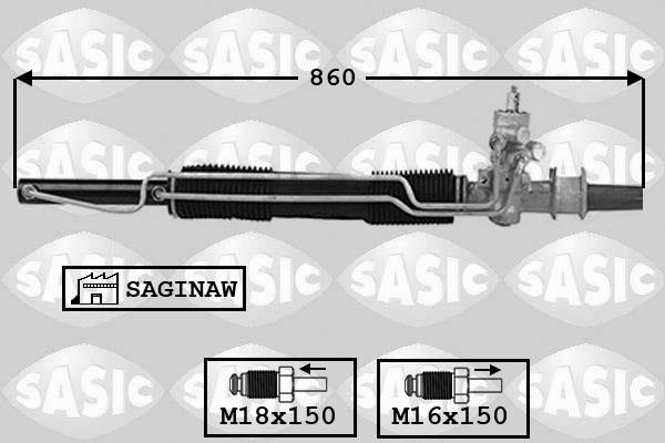 Sasic 7006074 - Ohjausvaihde inparts.fi