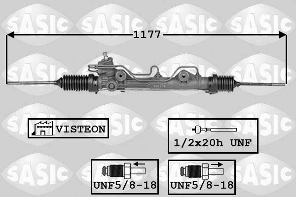 Sasic 7006070 - Ohjausvaihde inparts.fi