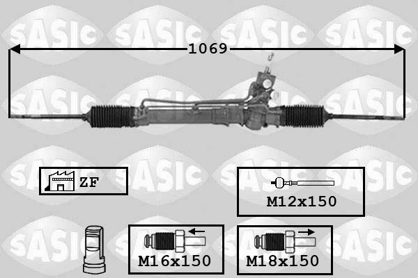 Sasic 7006071 - Ohjausvaihde inparts.fi