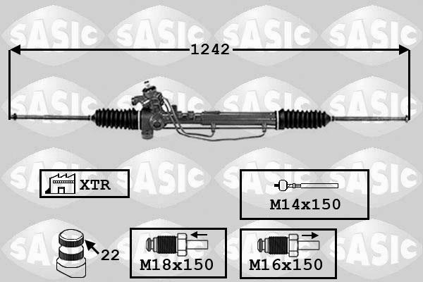 Sasic 7006149 - Ohjausvaihde inparts.fi