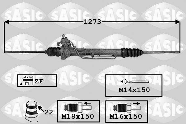 Sasic 7006145 - Ohjausvaihde inparts.fi