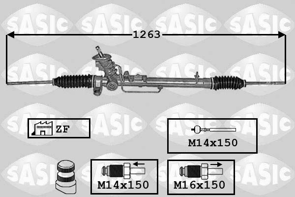 Sasic 7006140 - Ohjausvaihde inparts.fi