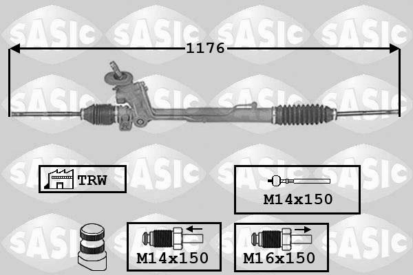 Sasic 7006147 - Ohjausvaihde inparts.fi