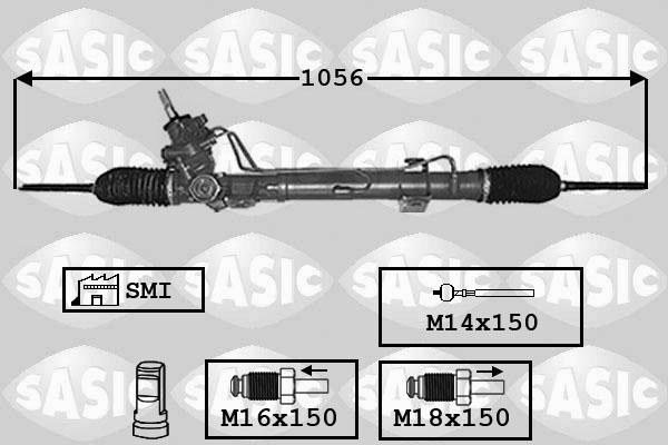 Sasic 7006169 - Ohjausvaihde inparts.fi