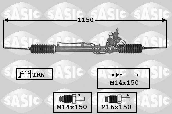 Sasic 7006162 - Ohjausvaihde inparts.fi