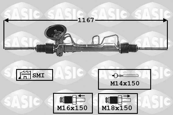 Sasic 7006105 - Ohjausvaihde inparts.fi