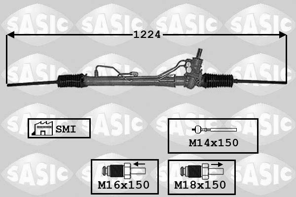 Sasic 7006134 - Ohjausvaihde inparts.fi