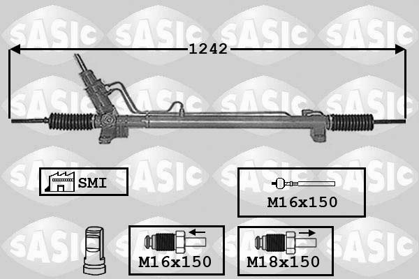 Sasic 7006130 - Ohjausvaihde inparts.fi