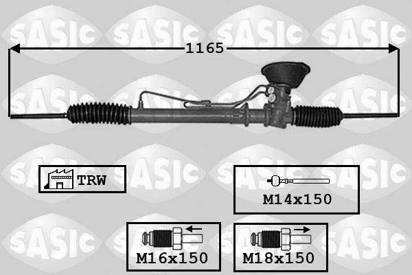 Sasic 7006133 - Ohjausvaihde inparts.fi