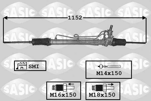 Sasic 7006132 - Ohjausvaihde inparts.fi