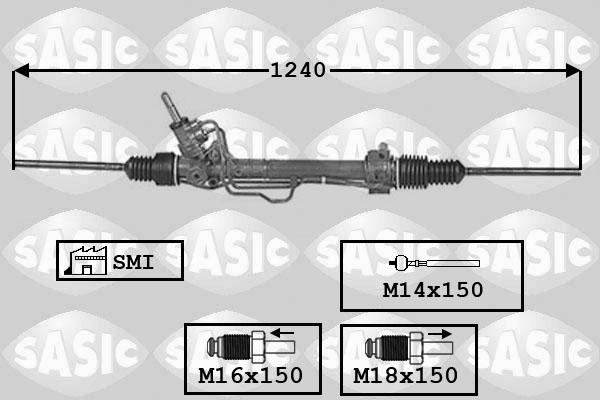 Sasic 7006122 - Ohjausvaihde inparts.fi