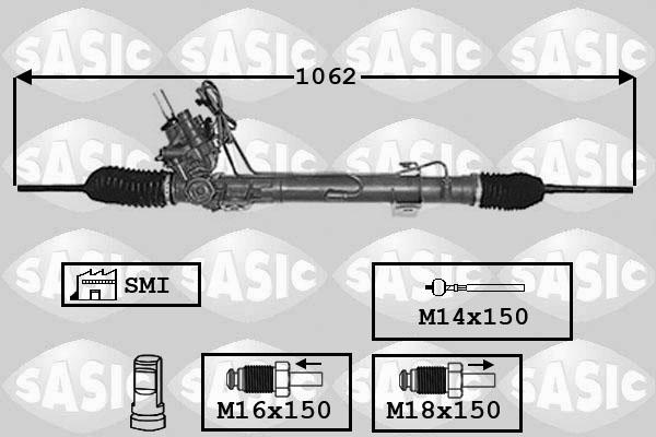 Sasic 7006170 - Ohjausvaihde inparts.fi