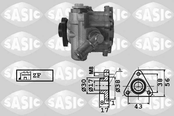 Sasic 7076049 - Hydrauliikkapumppu, ohjaus inparts.fi