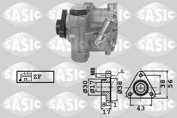 Sasic 7076048 - Hydrauliikkapumppu, ohjaus inparts.fi