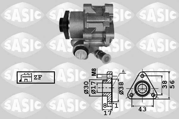 Sasic 7076058 - Hydrauliikkapumppu, ohjaus inparts.fi