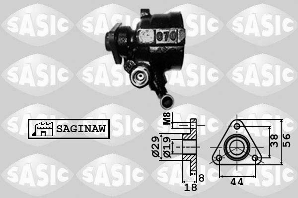 Sasic 7076005 - Hydrauliikkapumppu, ohjaus inparts.fi