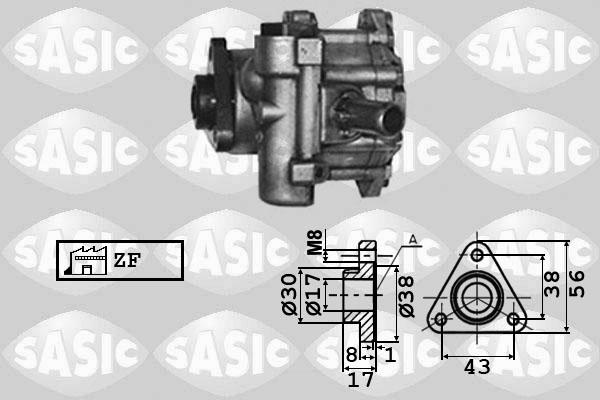 Sasic 7076001 - Hydrauliikkapumppu, ohjaus inparts.fi