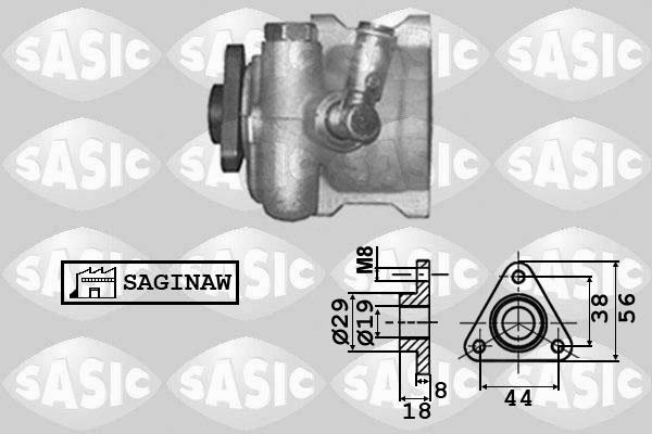 Sasic 7076007 - Hydrauliikkapumppu, ohjaus inparts.fi