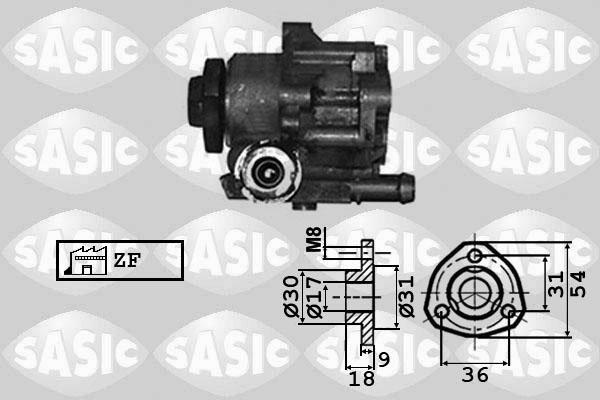 Sasic 7076010 - Hydrauliikkapumppu, ohjaus inparts.fi