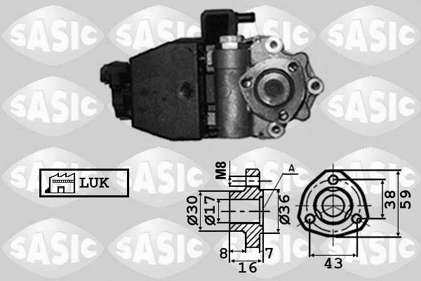 Sasic 7076032 - Hydrauliikkapumppu, ohjaus inparts.fi