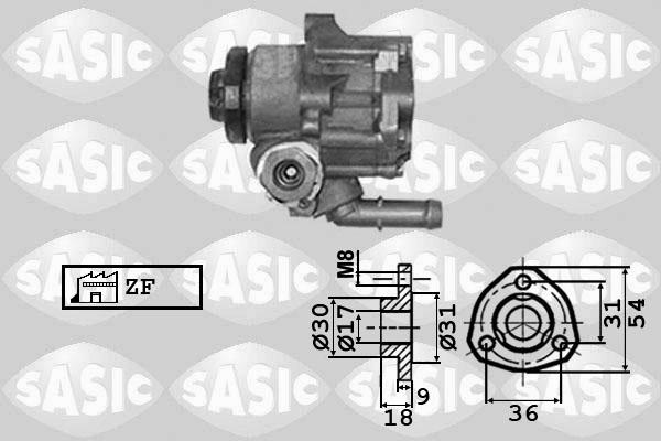 Sasic 7076024 - Hydrauliikkapumppu, ohjaus inparts.fi