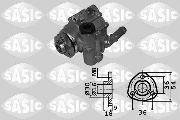 Sasic 7076071 - Hydrauliikkapumppu, ohjaus inparts.fi