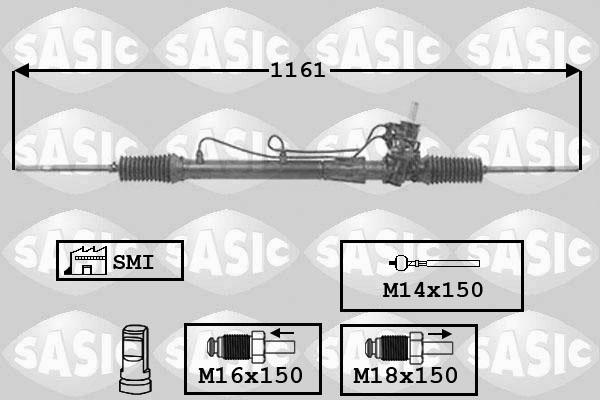 Sasic 7174006 - Ohjausvaihde inparts.fi