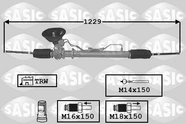 Sasic 7174001 - Ohjausvaihde inparts.fi