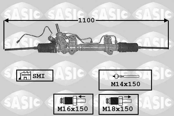 Sasic 7174002 - Ohjausvaihde inparts.fi