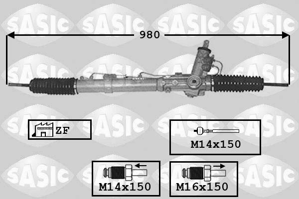 Sasic 7176040 - Ohjausvaihde inparts.fi