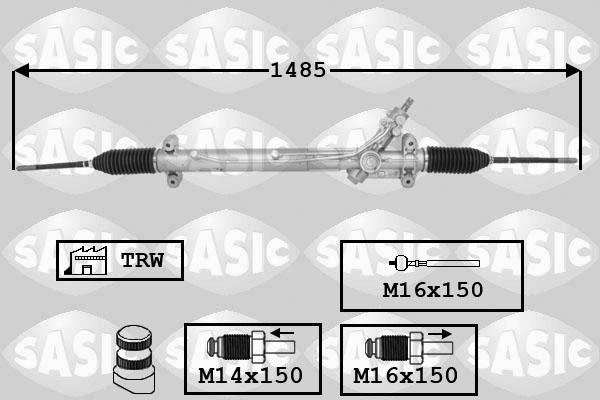 Sasic 7176068 - Ohjausvaihde inparts.fi