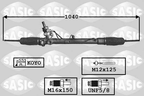 Sasic 7176001 - Ohjausvaihde inparts.fi