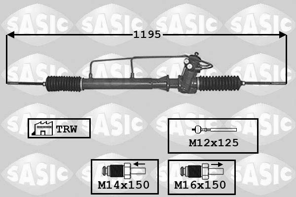 Sasic 7176003 - Ohjausvaihde inparts.fi