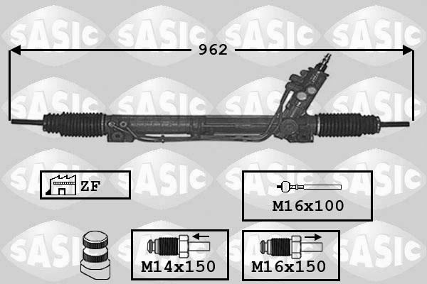 Sasic 7176034 - Ohjausvaihde inparts.fi