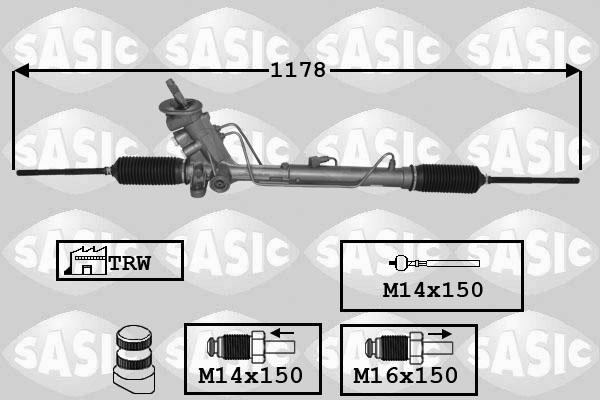 Sasic 7176071 - Ohjausvaihde inparts.fi